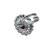 Pear shape and mother of pearl silver plated kundan stone adjustable finger ring for women and girls