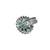 Pretty round and pear shape silver plated kundan stone adjustable finger ring for women and girls