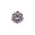 Glorious pear and flower design silver plated kundan stone adjustable finger ring for women & girls