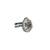 Pear shape and mother of pearl silver plated kundan stone adjustable finger ring for women and girls
