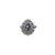 Pear shape and mother of pearl silver plated kundan stone adjustable finger ring for women and girls