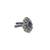 Pear shape and mother of pearl silver plated kundan stone adjustable finger ring for women and girls