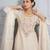 Off white 'panna meena' hand embroidered chanderi silk  womens  suit- set of 3