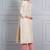 Off white 'panna meena' hand embroidered chanderi silk  womens  suit- set of 3