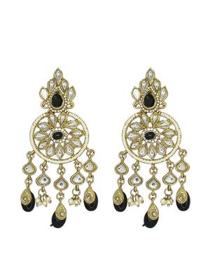 Gold plated chandbali earrings 2