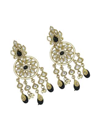 Gold plated chandbali earrings 3
