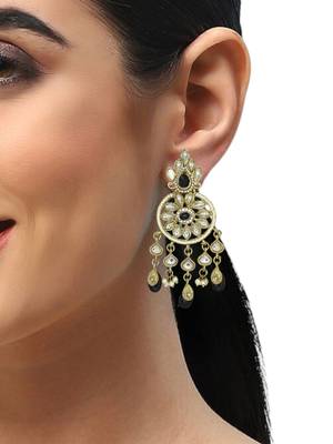 Gold plated chandbali earrings 5
