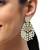 Gold plated chandbali earrings