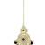 Gold plated cubic zircon studded marron earrings with maangtikka set