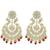 Gold plated rajwadi chandbali earrings