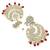 Gold plated rajwadi chandbali earrings