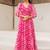 Pink heavy digital printed faux georgette anarkali fully flared gwon style