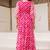 Pink heavy digital printed faux georgette anarkali fully flared gwon style