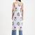 white floral block print cotton straight kurta