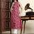 cotton light pink sleeveless kurta