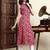 cotton light pink sleeveless kurta