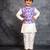 Boys kurta pant with digital printed purple jacket