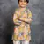 Boys soft cotton digital printed yellow kurta with banglori silk pant