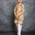Boys soft cotton digital printed yellow kurta with banglori silk pant