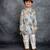 Boys cotton linen digital printed kurta with pant