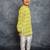Boys green embroidered kurta and pant