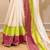 White-green-pink-cotton-saree-without blouse piece