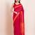Red-bengal-cotton-saree-without blouse piece