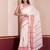 White-red-bengal-cotton-saree-without blouse piece