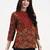 red cotton shirt style top