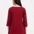 maroon cotton straight peplum top