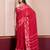White-red-bengal-cotton-saree-without blouse piece