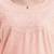 peach cotton straight peplum top