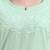 sea green cotton straight peplum top