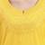 yellow cotton straight peplum top