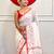 White-red-bengal-cotton-saree-without blouse piece