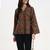 green and brown cotton straight top