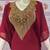 Maroon Designer Stitched Kaftan with Golden Hand Embroidery Royal Party & Festive Wear