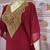 Maroon Designer Stitched Kaftan with Golden Hand Embroidery Royal Party & Festive Wear
