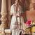 Ivory embroidered chanderi silk kurta set