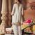 Ivory embroidered chanderi silk kurta set