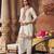 Ivory embroidered chanderi silk kurta set