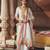 Ivory embroidered chanderi silk kurta set