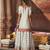 Ivory embroidered chanderi silk sharara set