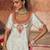 Ivory embroidered chanderi silk sharara set