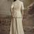 Cream georgette embroidered plazzo suit