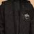 Boys cotton silk geometric sequined embroidered kurta & pyjama set with shrug- black