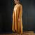 Mustard plain chanderi kurta set