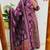 women pure cotton printed purple kurta with pant and dupatta