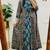 women pure cotton printed blue kurta with pant and dupatta