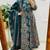 women pure cotton printed blue kurta with pant and dupatta